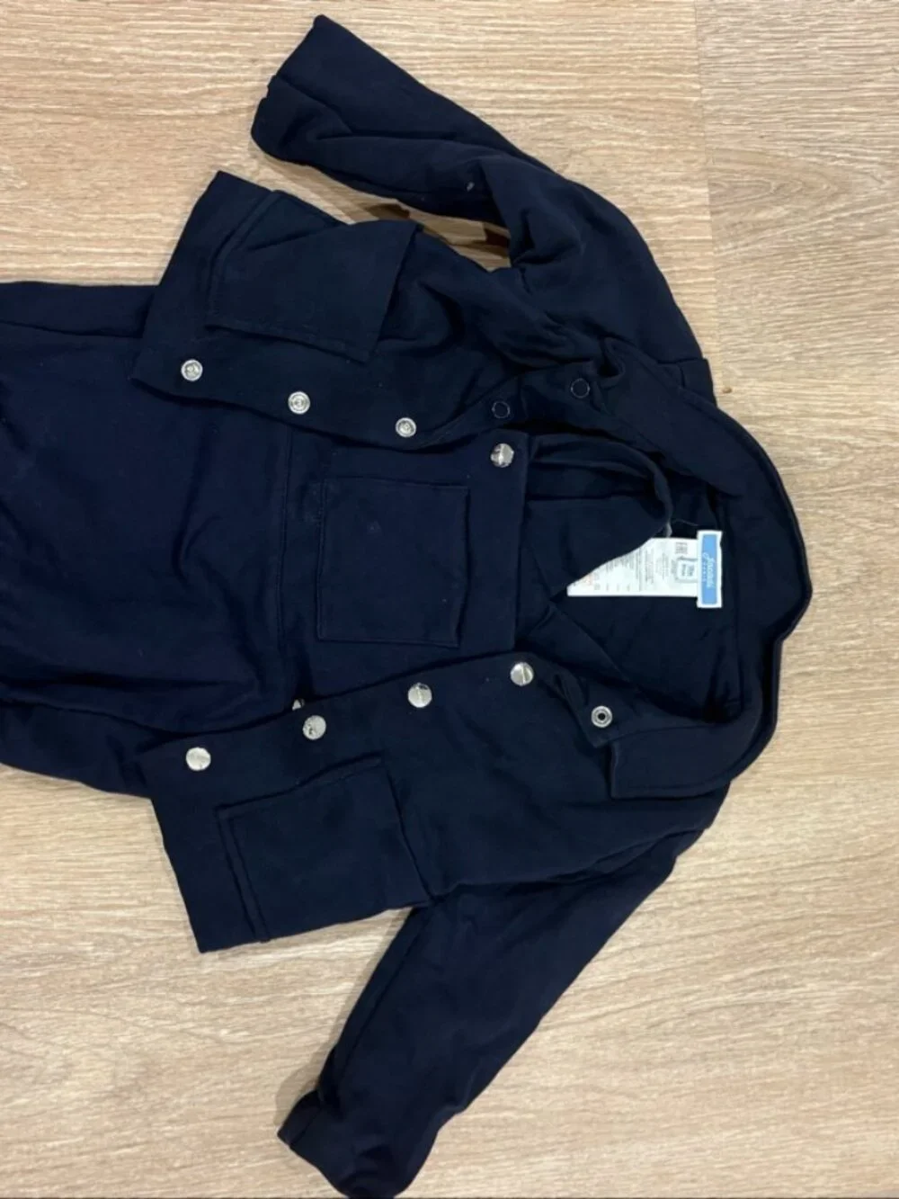 Jacadi Paris Navy 2pc Set 81CM Jacket Overalls Toddler